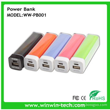 Hot Selling 2200 mAh Lipstick Power Bank Charger